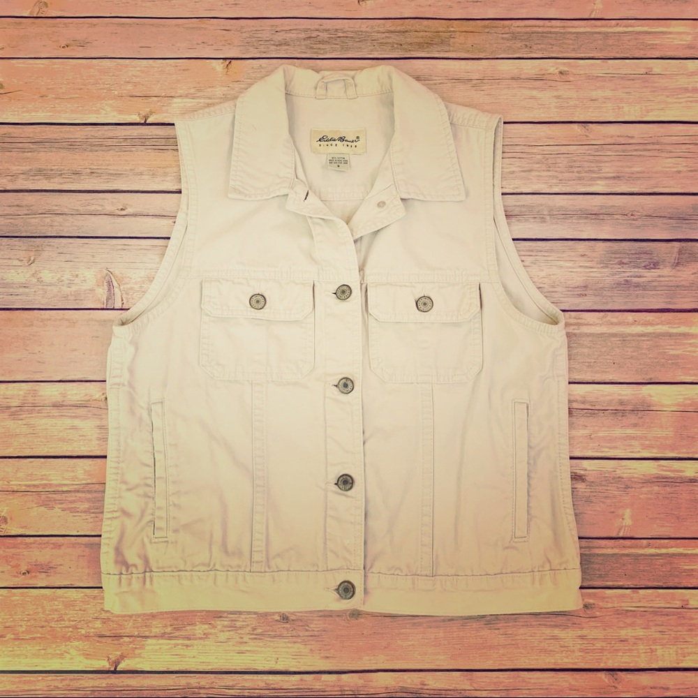 Eddie Bauer women’s vest with 4 pockets size small